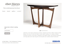 Tablet Screenshot of ebenblaney.com